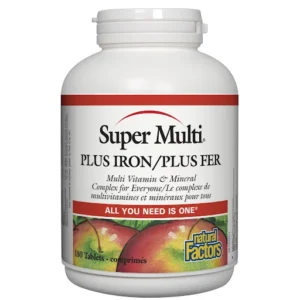 Natural Factors - Super Multi Plus Iron 90 Tablets - Image 2