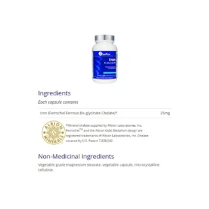 CanPrev Iron Bis-Glycinate 25 - 120 capsules - Image 5