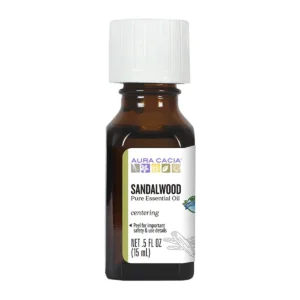 Aura Cacia Sandalwood Oil 15mL