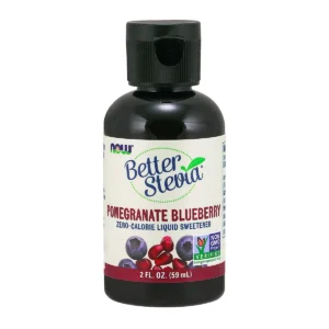 NOW Better Stevia Liquid Sweetener Pomegranate Blueberry 59mL