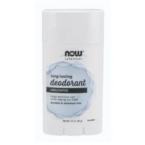 NOW Deodorant Stick Unscented 62g