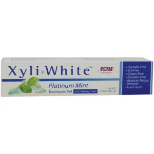 NOW Xyliwhite Toothpaste Gel Platinum Mint 181g
