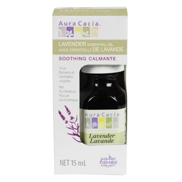 Aura Cacia Lavender Oil Boxed 15mL