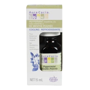 Aura Cacia Peppermint Oil Boxed 15mL