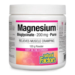 Natural factors - magnesium bisglycinate (200mg) 120 g.
