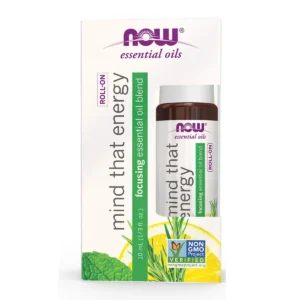 NOW Essential Oil Roll-On Mind That Energy 10mL