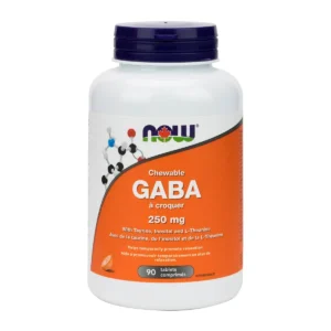 NOW GABA 250mg 90 Chewable Tablets