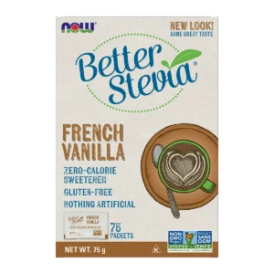 NOW Better Stevia French Vanilla 75 Packs