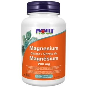 NOW Magnesium Citrate 200mg 100 Tablets