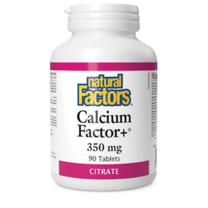 Natural Factors - Calcium Factor+ Citrate 350 mg 90 Tablets