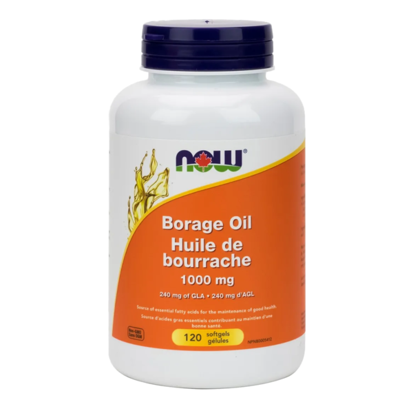 NOW Borage Oil 1000mg 120 Softgels