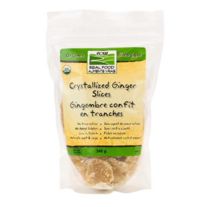 NOW Organic Crystallized Ginger 340g