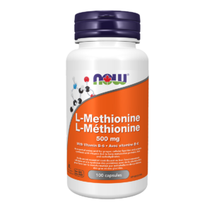 NOW L-Methionine 500 mg 100 Capsules