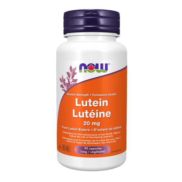 NOW Lutein 20mg 90 Veggie Caps