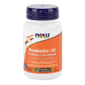 NOW Probiotic-10 50 Billion 50 Veggie Caps