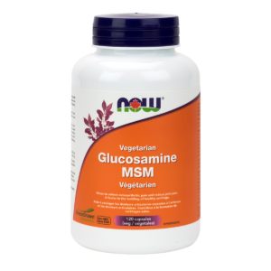 NOW Vegetarian Glucosamine & MSM 120 Veggie Caps