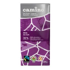 Camino Chocolate Bar Milk 38% 100g