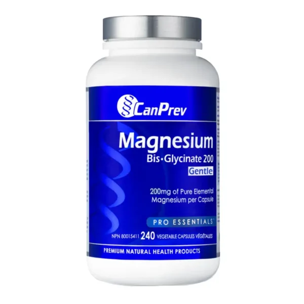 CanPrev - Magnesium Bis-Glycinate 200 Gentle | 240 Capsules