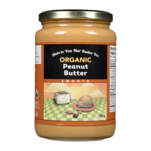 Nuts To You Organic Peanut Butter Smooth 750g