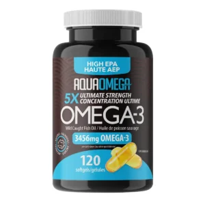 AquaOmega Omega-3 High EPA 120 Softgels