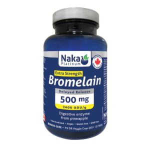 Naka Extra Strength Bromelain 500mg - 75 V-Caps