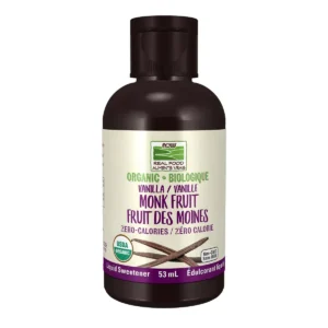 NOW Organic Monk Fruit Vanilla 53mL