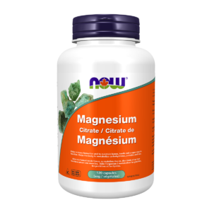 NOW Magnesium Citrate 120 Veggie Caps