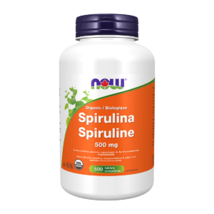 NOW Organic Spirulina 500mg 500 Tablets