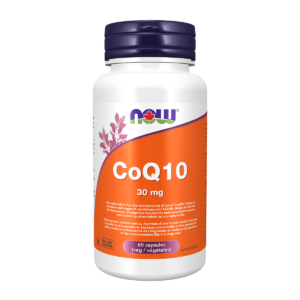 NOW CoQ10 30mg 60 Veggie Caps