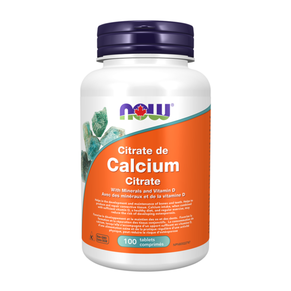 NOW Calcium Citrate 100 Tablets
