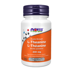 NOW L-Theanine 200mg 60 Veggie Caps