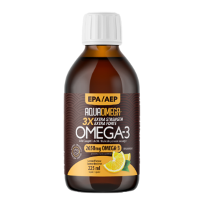 AquaOmega Omega-3 Extra Strength Lemon 225mL