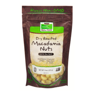 NOW Macadamia Nuts Dry Roasted 255g