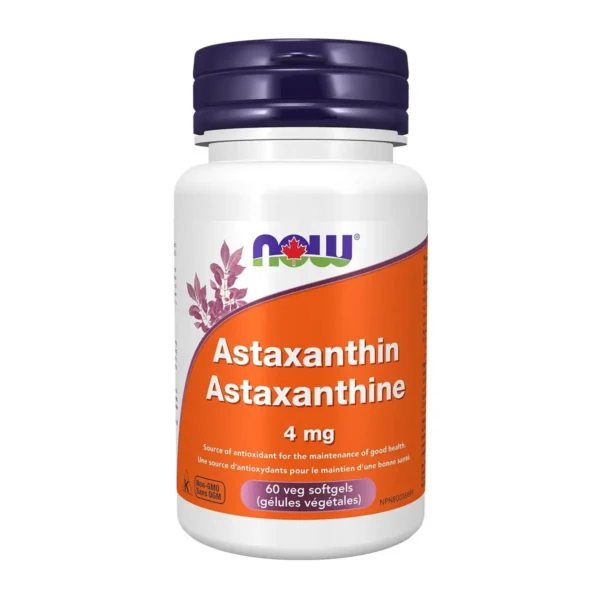 NOW Astaxanthin 4mg 60 Softgels