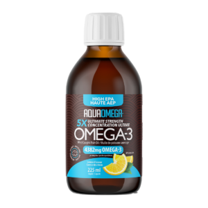 AquaOmega Omega-3 High EPA Lemon 225mL